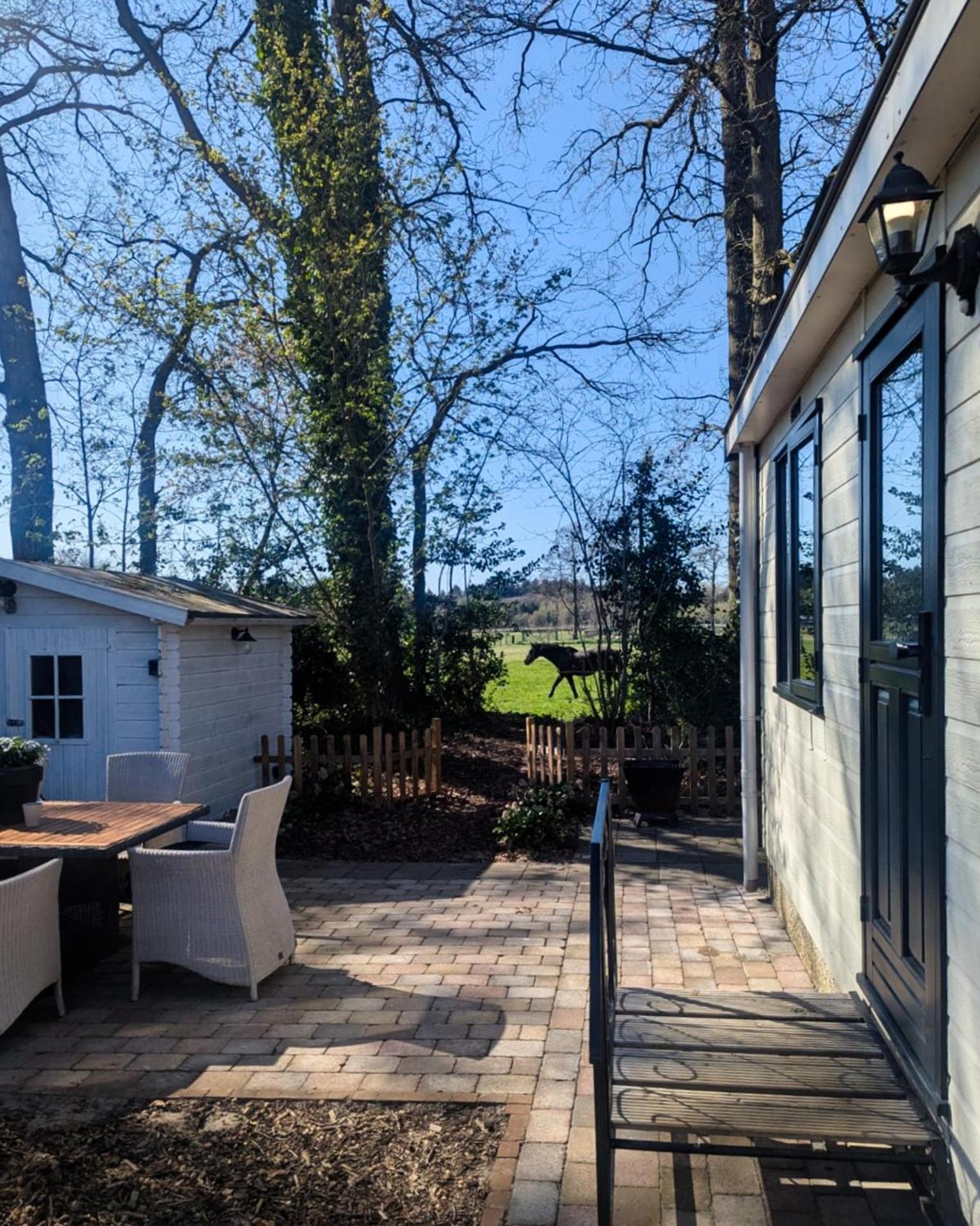 Hotel Chique Chalet Met Zicht Over De Weilanden Op De Veluwe Epe Eksteriør billede